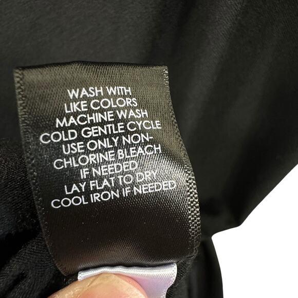 Torrid Black Lightweight Cap Sleeve Round Neck Midi T-Shirt Dress Plus Size 1X - Picture 7 of 7